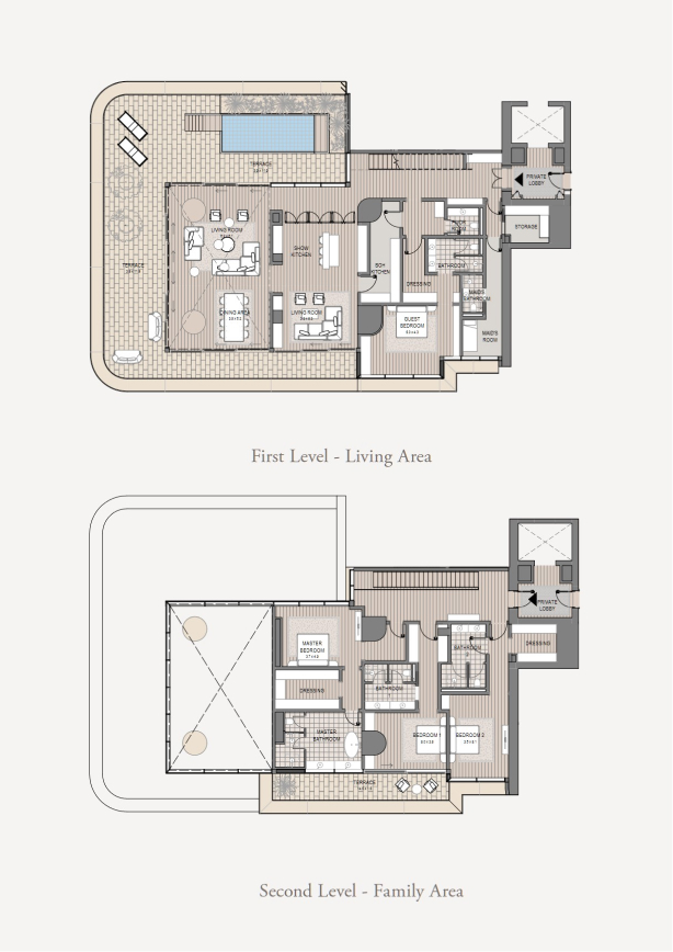 Omniyat Vela Viento Residences at Business Bay, Dubai floor plan
