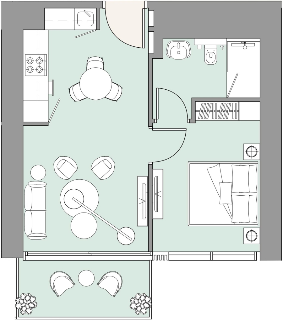 Edge at Business Bay by Select Group floor plan